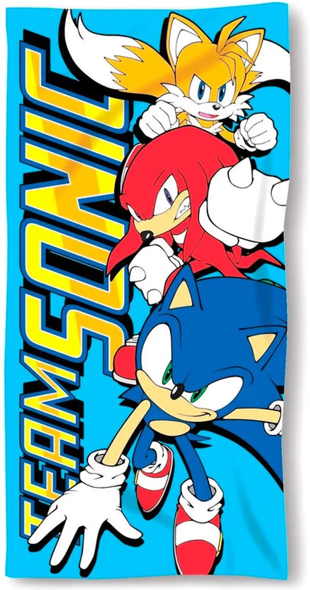Sonic Strandlaken - Blauw - afbeelding 2 van 2
