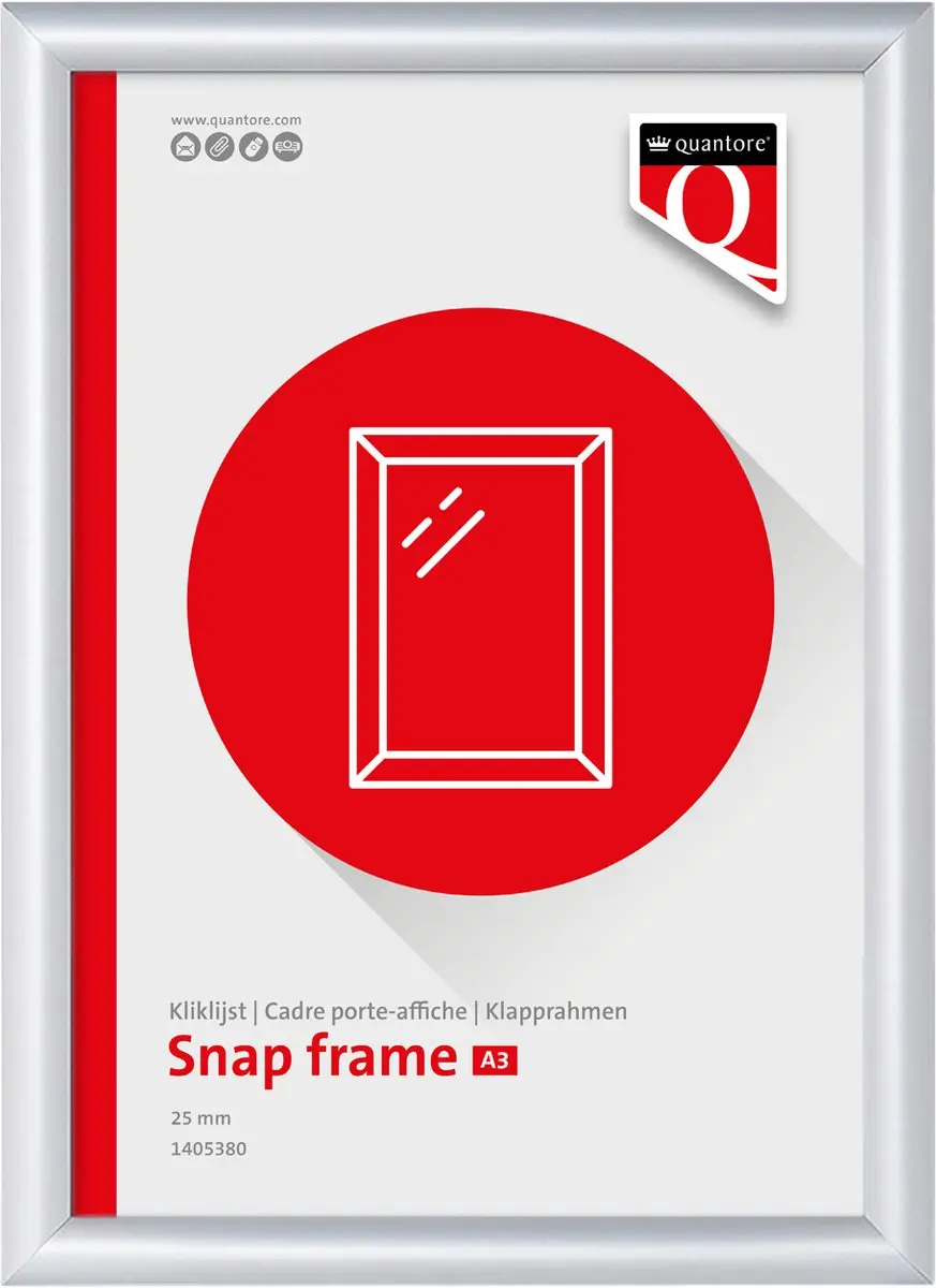 Kliklijst quantore premium a3 25mm