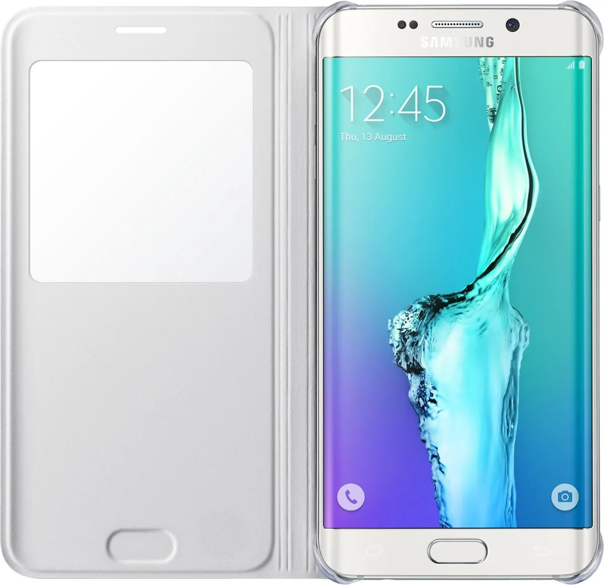 Samsung S View Cover Galaxy S6 Edge+ - Wit