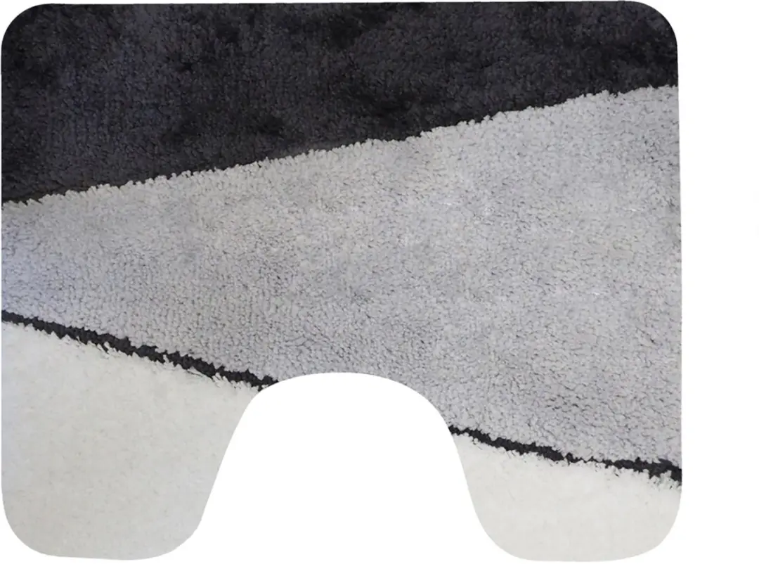 Dutch House Toiletmat Dijon 60x50cm - Grijs - afbeelding 3 van 3