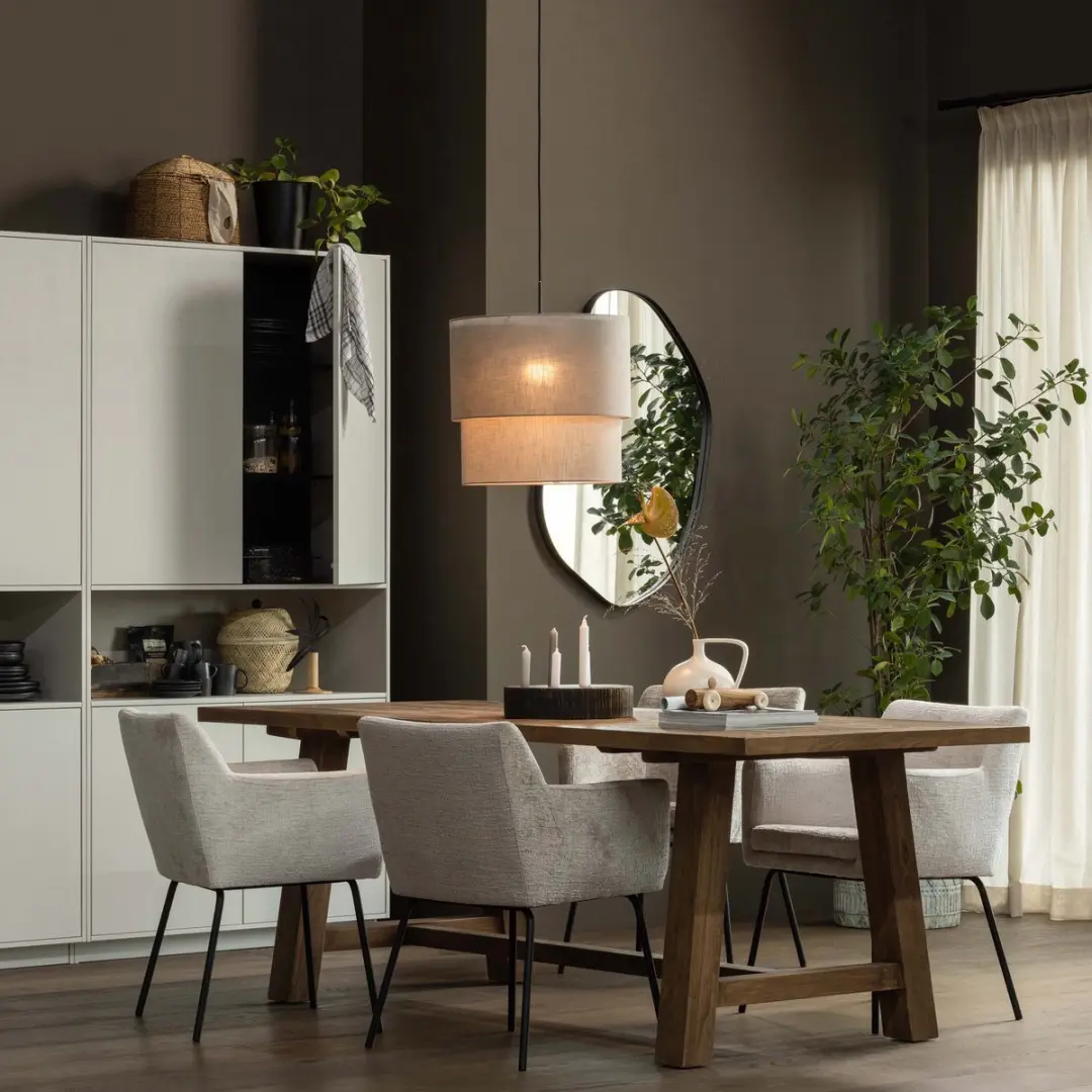 WOOOD Romee Organische Spiegel 100x70cm Zwart - afbeelding 5 van 6