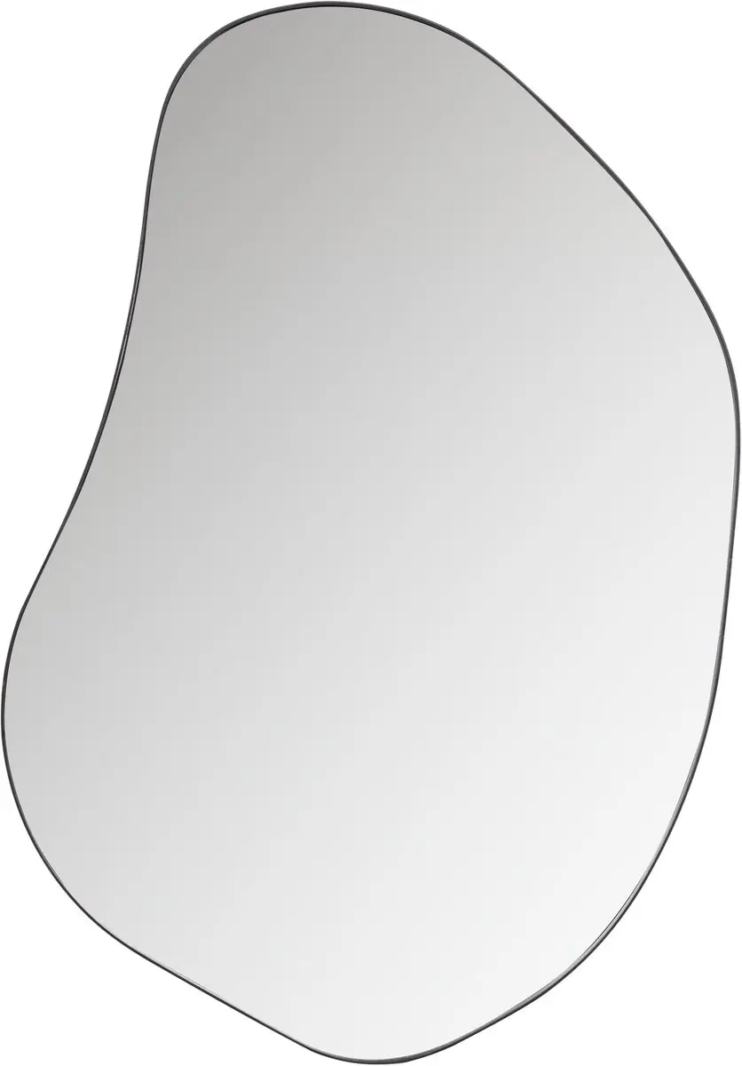 WOOOD Romee Organische Spiegel 100x70cm Zwart