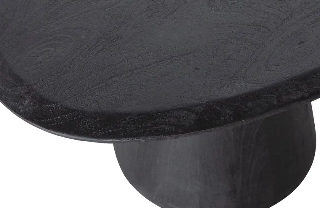 WOOOD Posture Salontafel Zwart 70x42cm - afbeelding 5 van 6