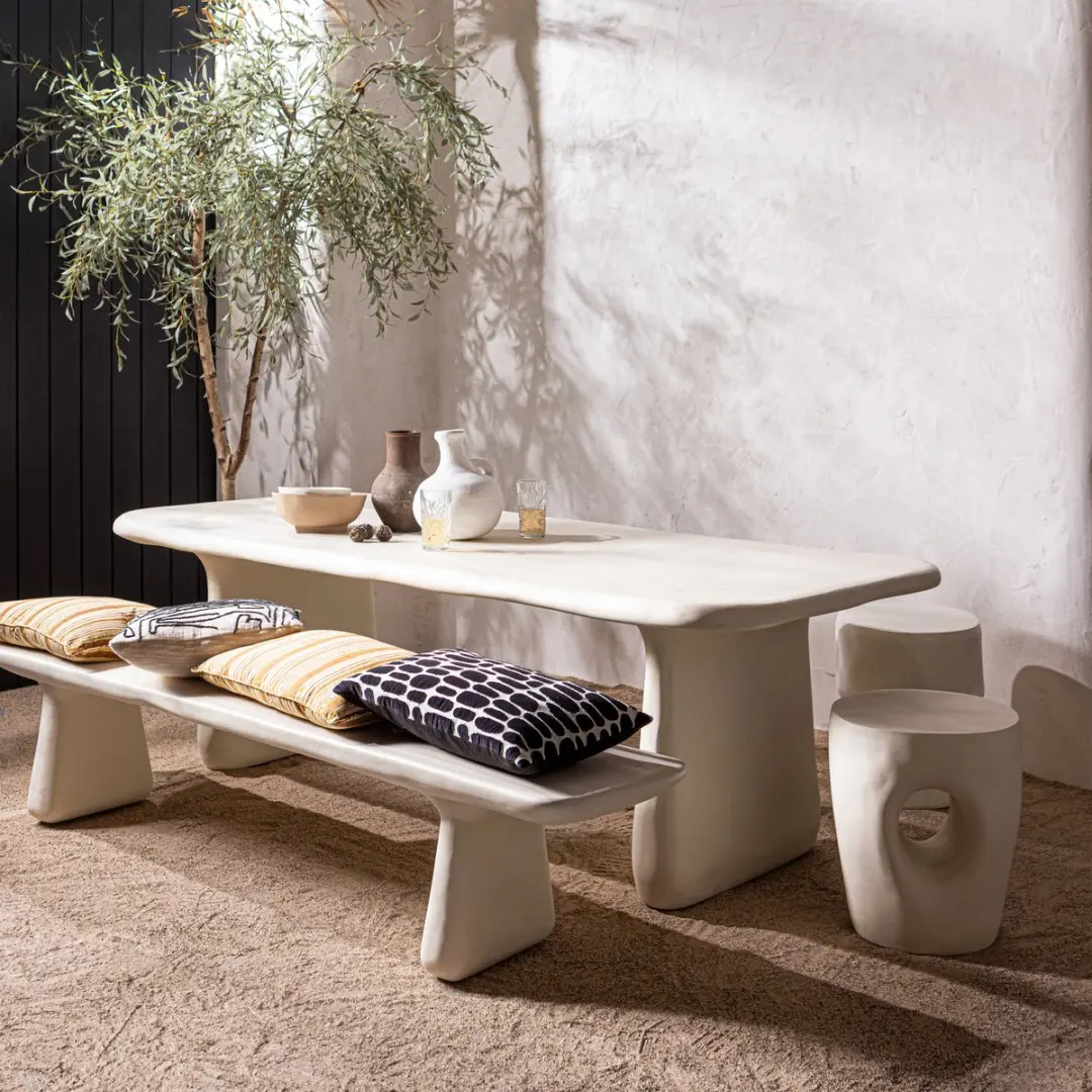 WOOOD Mica Bijzettafel Tuin - Naturel 40cm - afbeelding 3 van 6