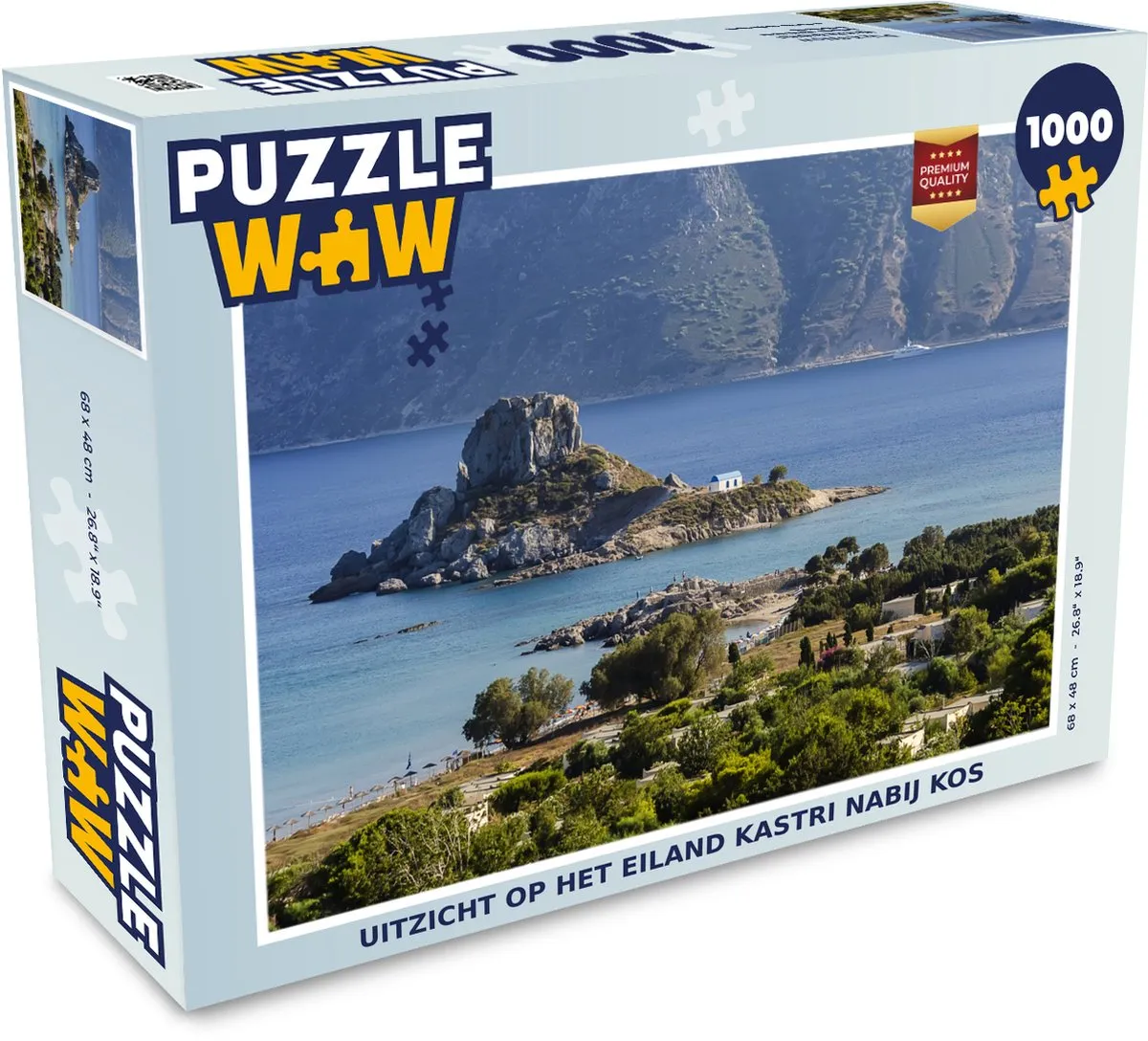 PuzzleWow Puzzel Uitzicht op het eiland Kastri