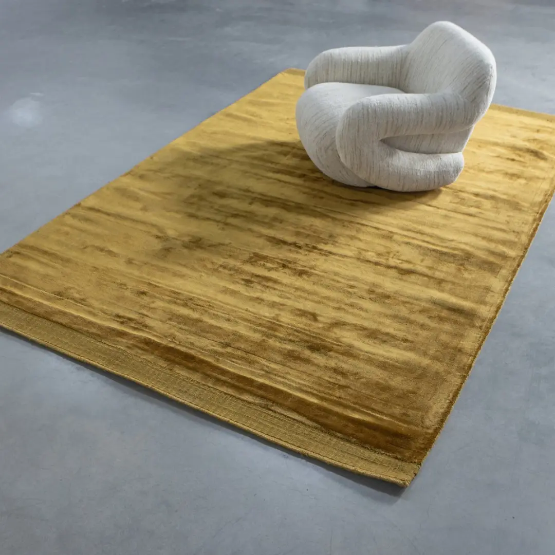 WOOOD Tammo Vloerkleed 200x300cm - Honinggeel - afbeelding 2 van 5