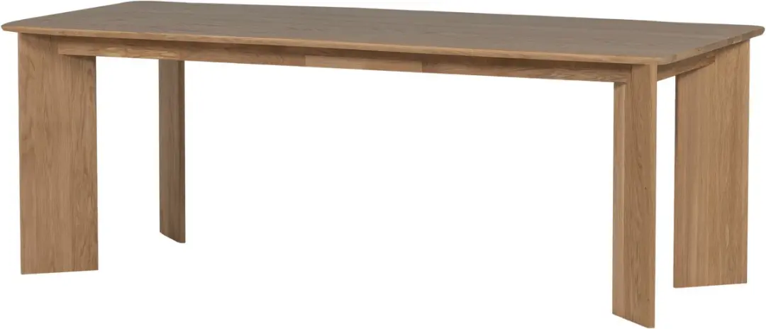 WOOOD Tablo Eettafel Afgerond DL 200 cm