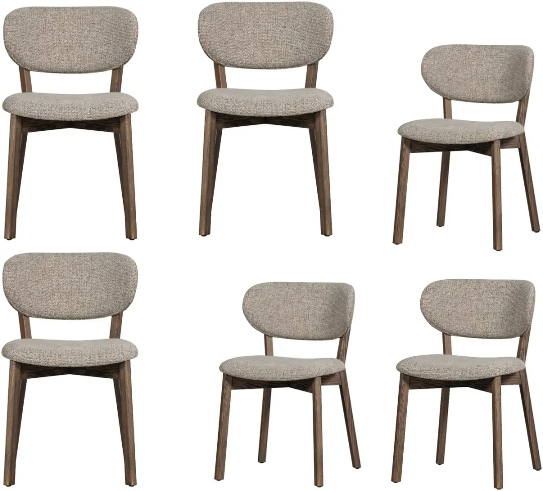 WOOOD Udar Eetkamerstoelen Houten Frame