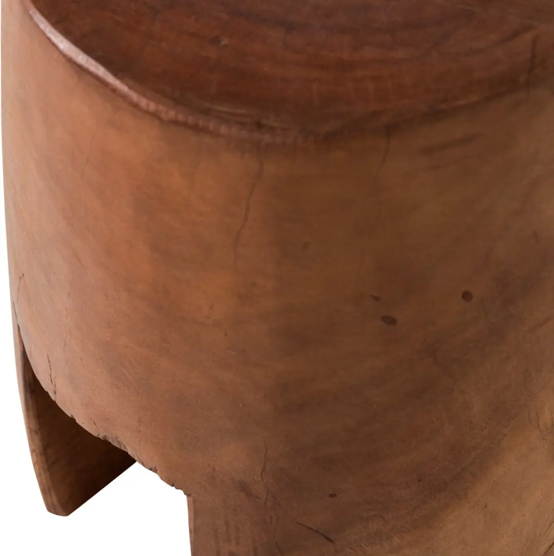 WOOOD Viri Kruk - Naturel 25x22x22 - afbeelding 3 van 6
