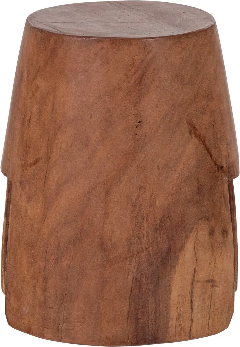 WOOOD Viri Kruk - Naturel 25x22x22 - afbeelding 2 van 6
