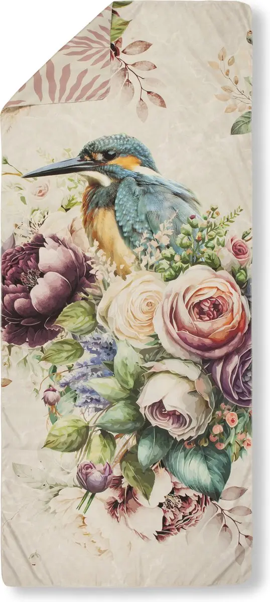 HIP Yoga / Reishanddoek "bloemen en vogels"