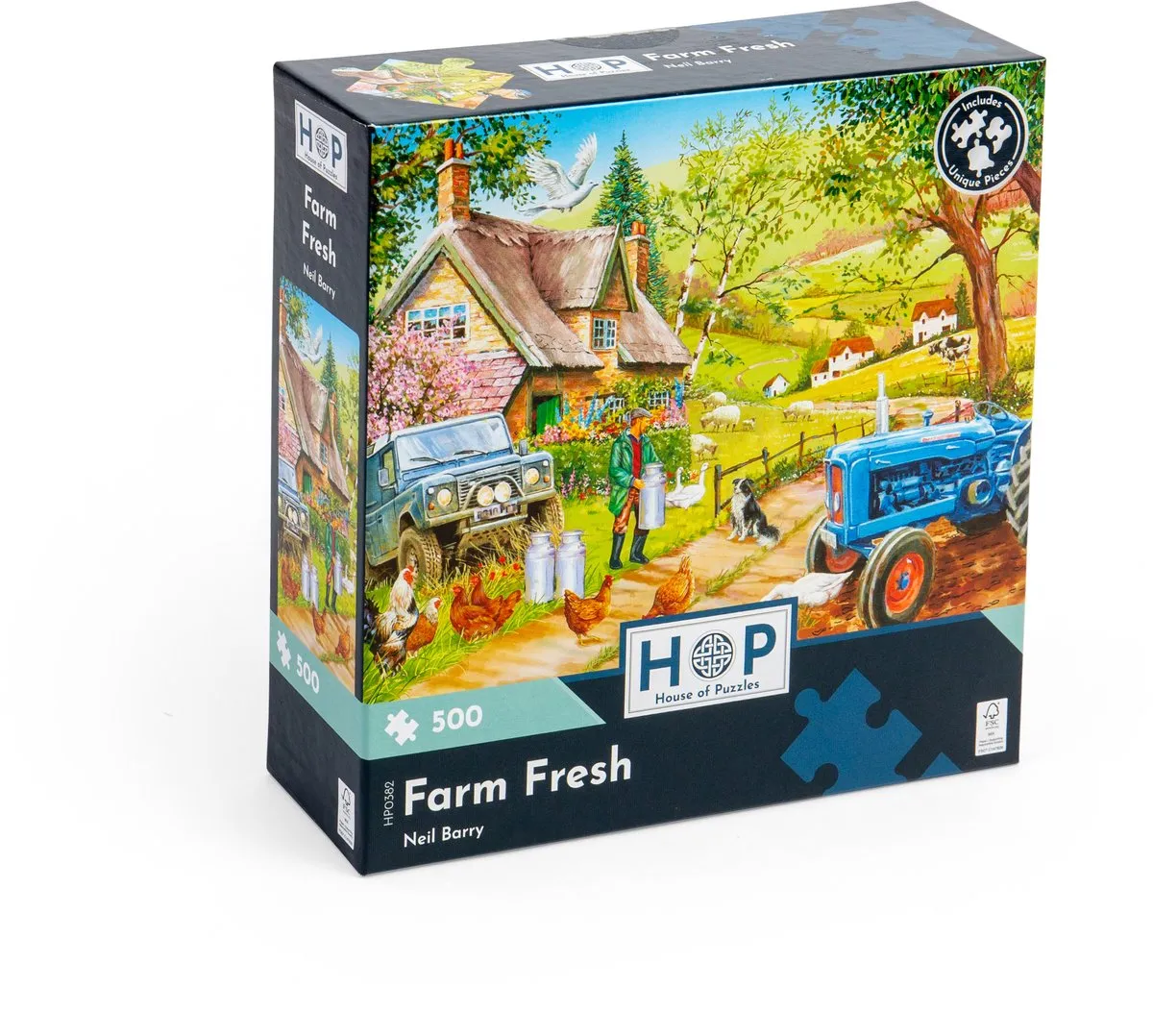 House of Puzzles Farm Fresh Legpuzzel 500 Stuks - HP0382 Multicolor
