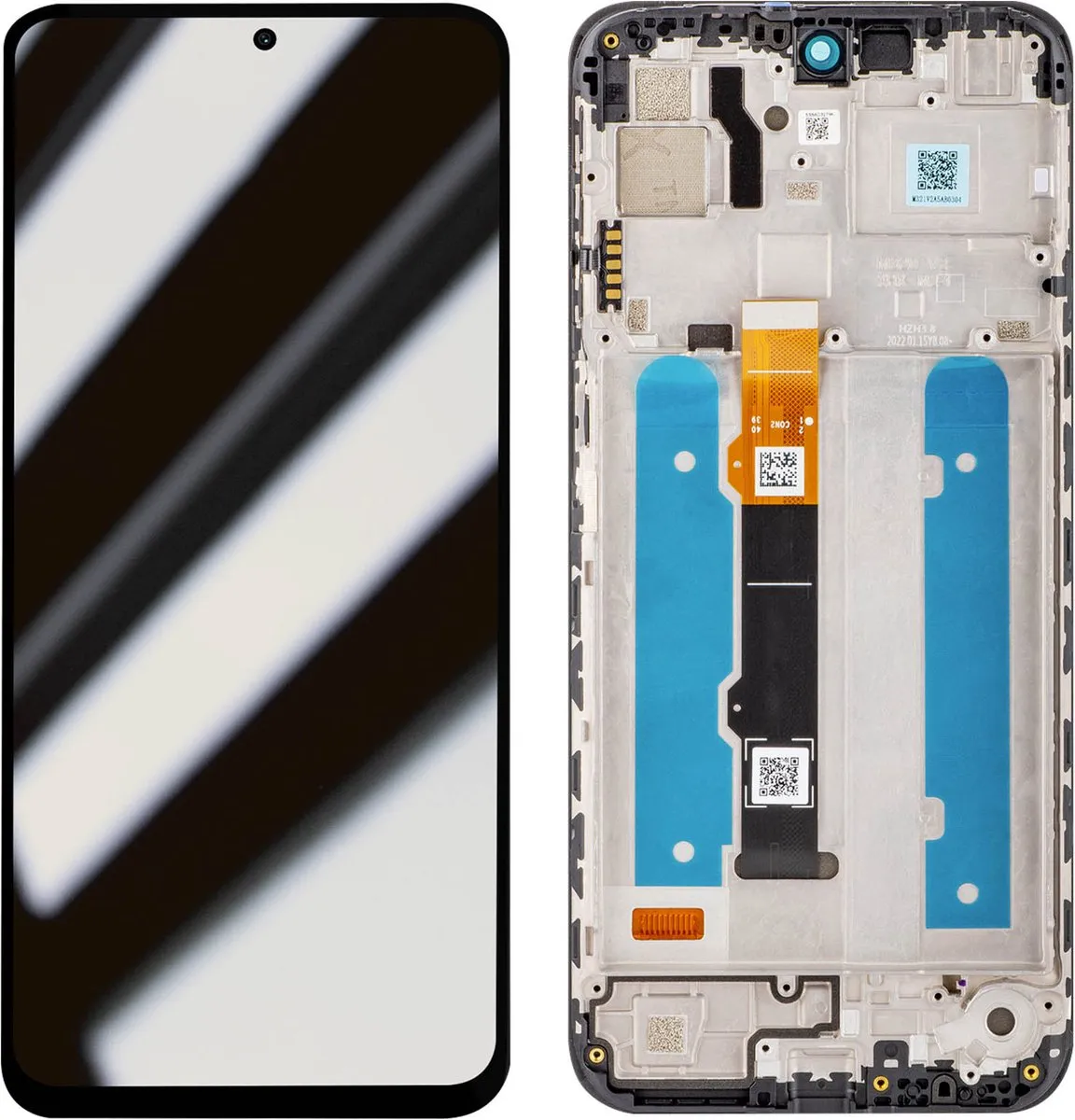 Motorola Moto G41 Scherm + Kader Lichtgrijs