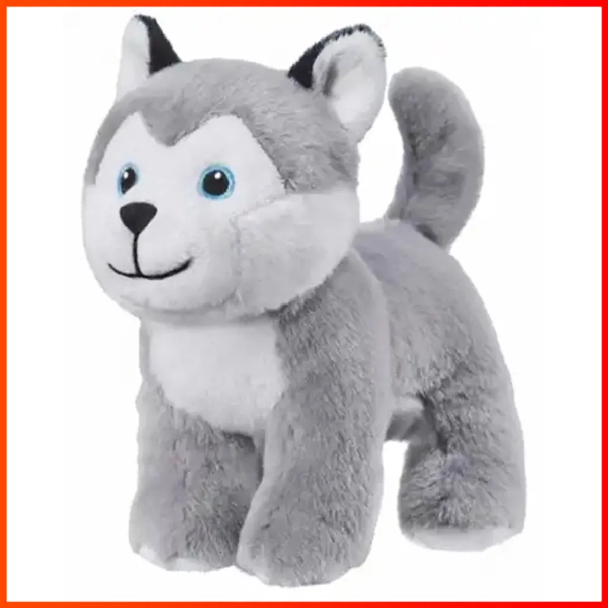 Topknuffels Husky Hond Pluche Knuffel 15cm