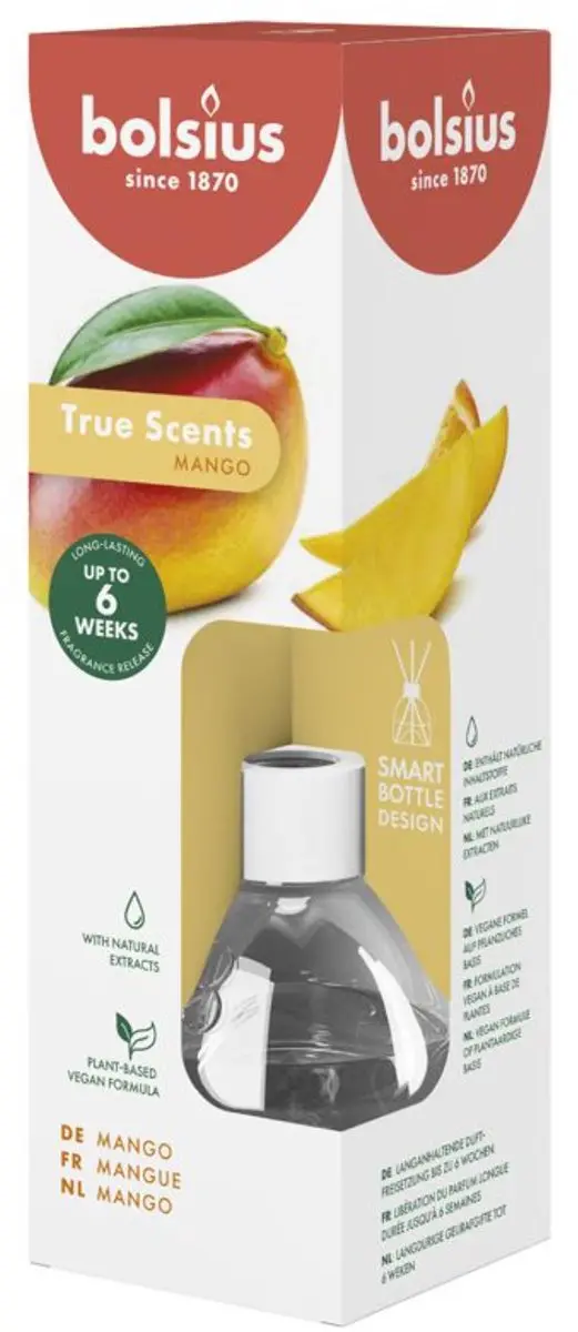 Bolsius True Scents Geurstokjes Mango 60ml