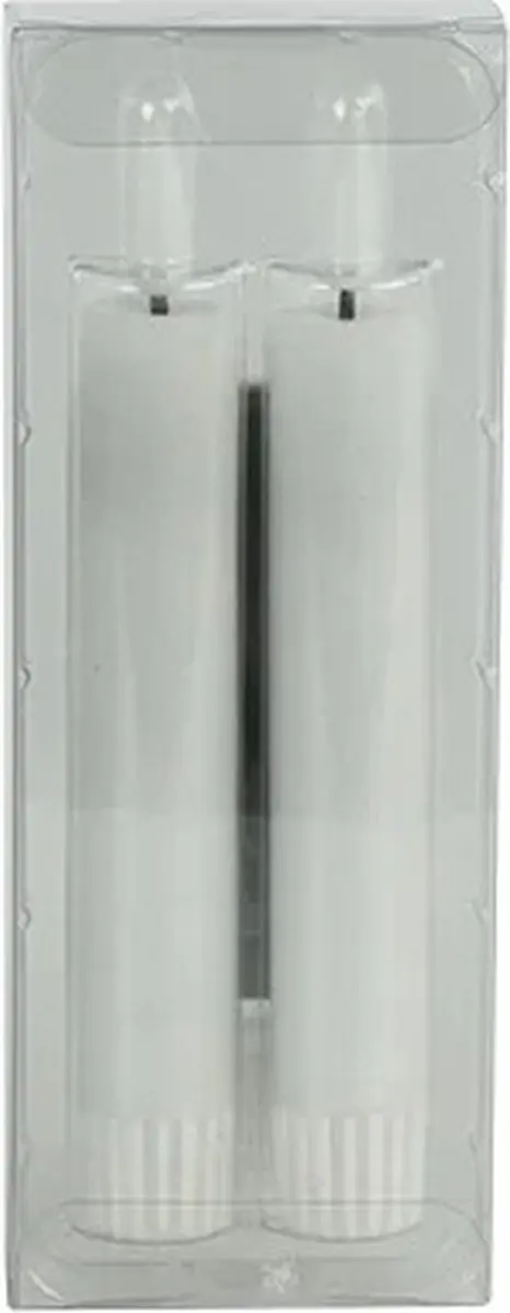 Countryfield Led Dinerkaarsen 2 Stuks - H15cm - Wit - afbeelding 2 van 4