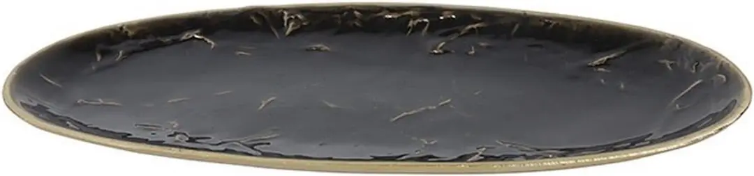 Countryfield Plateau Abalone M zwart-L44B20H2,5CM