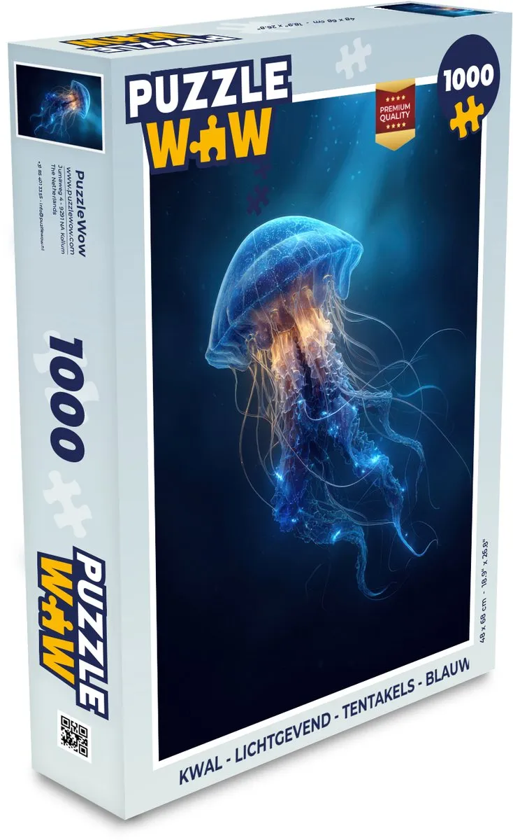 PuzzleWow Kwal Lichtgevend Puzzel 1000 Stuks