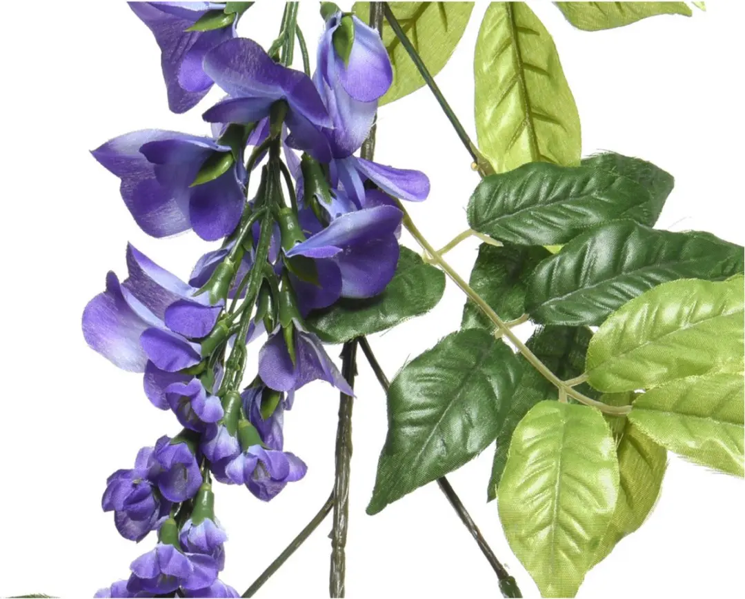 Decoris Plantenslinger Blauwe Regen 150cm - Kunstplant - afbeelding 3 van 6