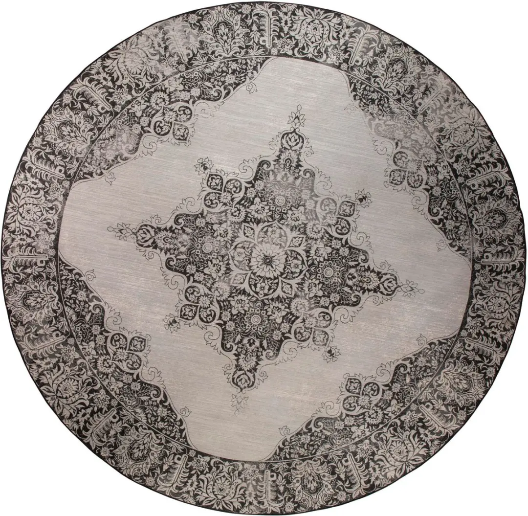 Zuiver Coventry Buitenkleed Rond '280 Zwart