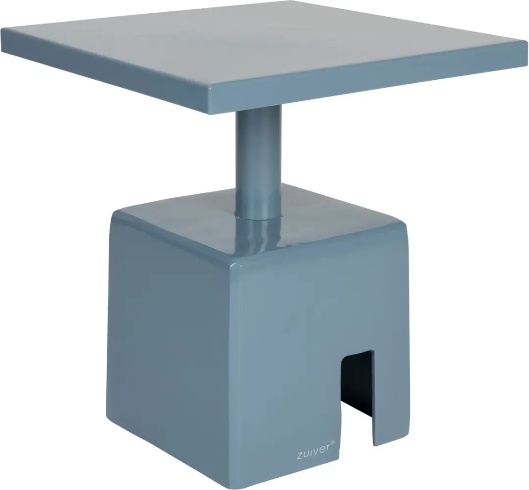 Zuiver Chubby Bijzettafel 40x40cm - Blauw