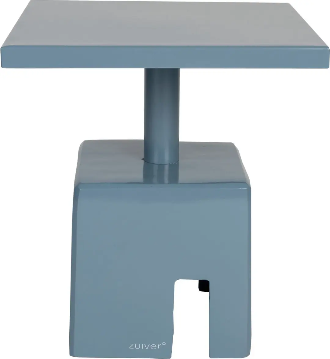 Zuiver Chubby Bijzettafel 40x40cm - Blauw - afbeelding 2 van 6