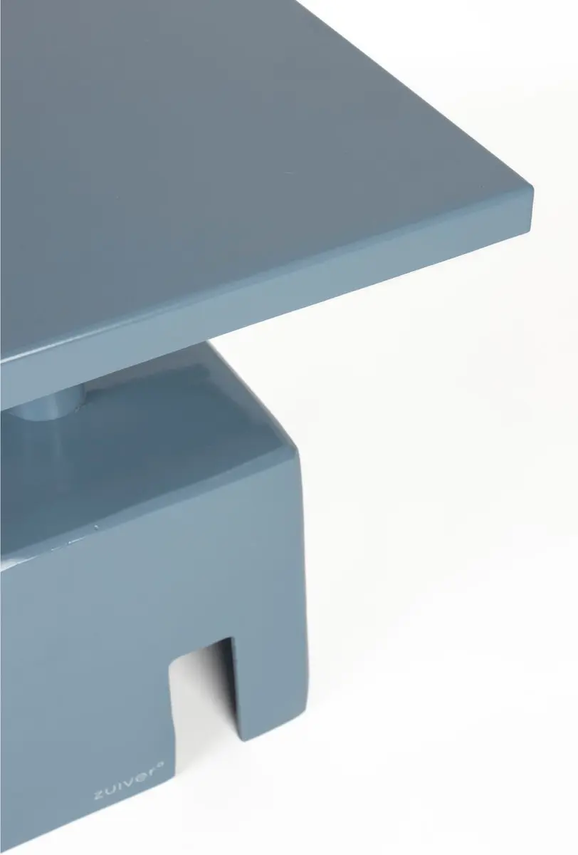 Zuiver Chubby Bijzettafel 40x40cm - Blauw - afbeelding 6 van 6