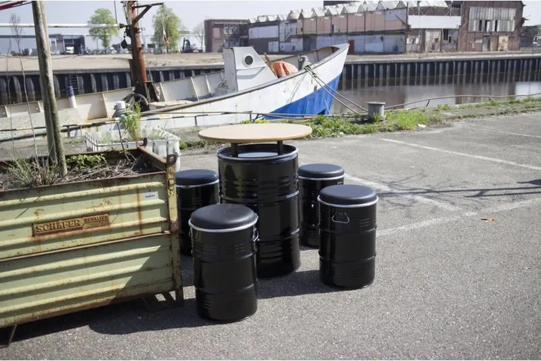 Barrelkings Olievat Krukje 60L - Zwart - afbeelding 2 van 6