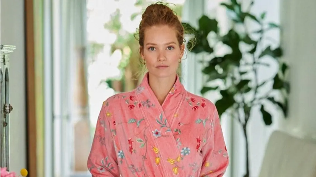 Pip Studio Les Fleurs Badjas Roze S