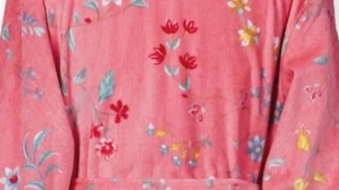 Pip Studio Les Fleurs Badjas Roze S - afbeelding 4 van 6