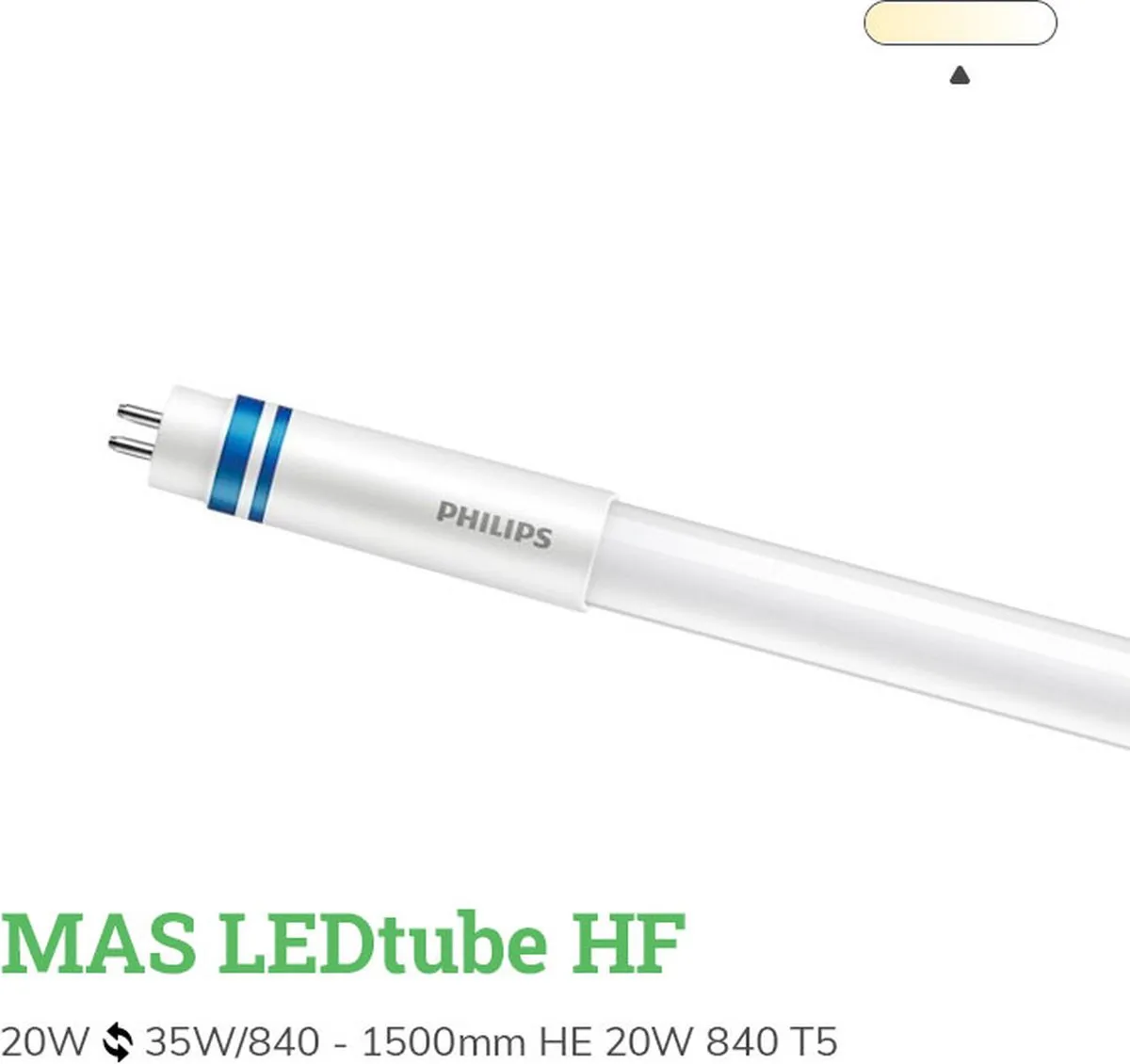 Philips LED T5 MASTER HF 20W 3000lm Daglicht 145cm