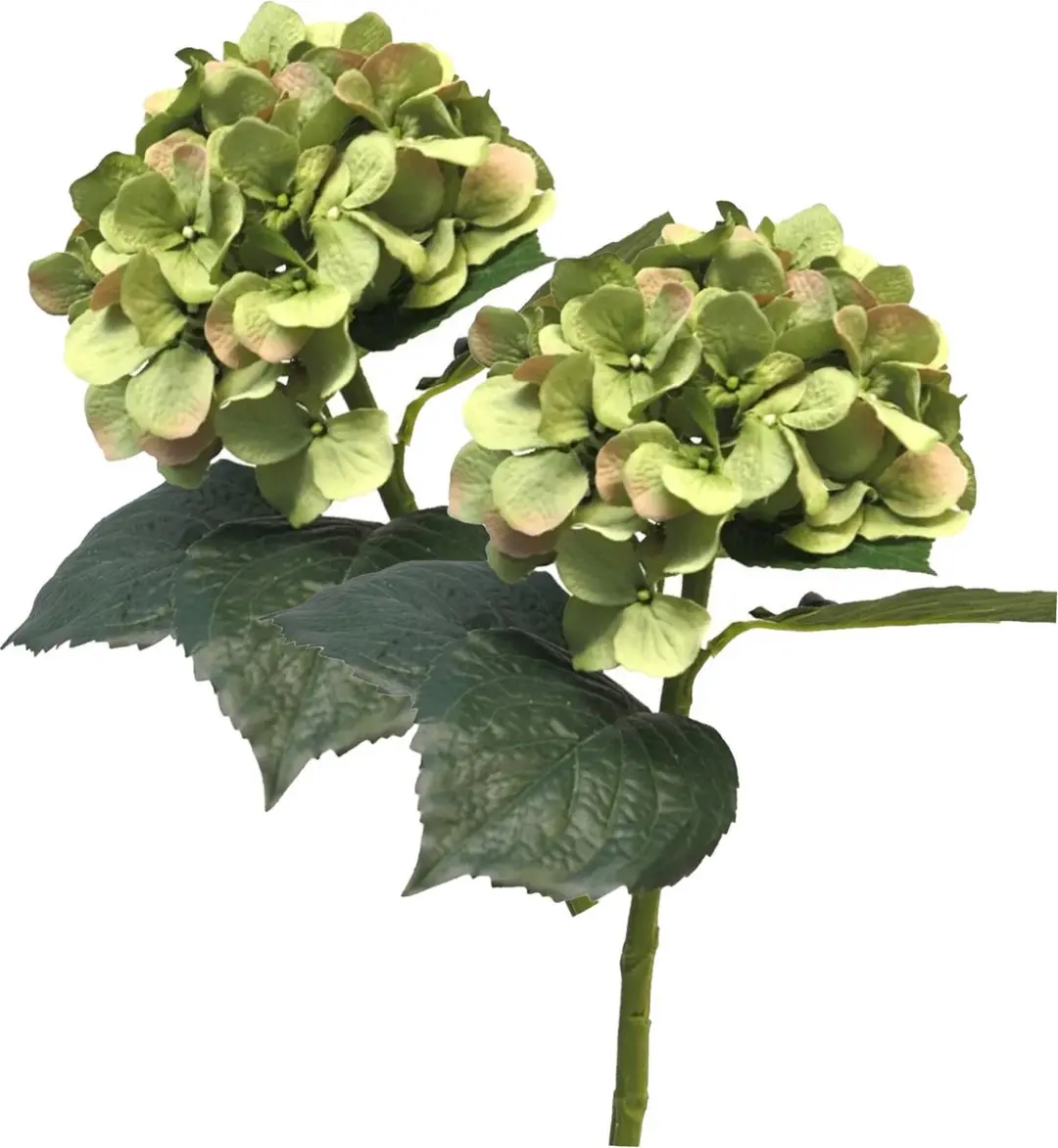 Bellatio Design Kunstbloem Hortensia tak
