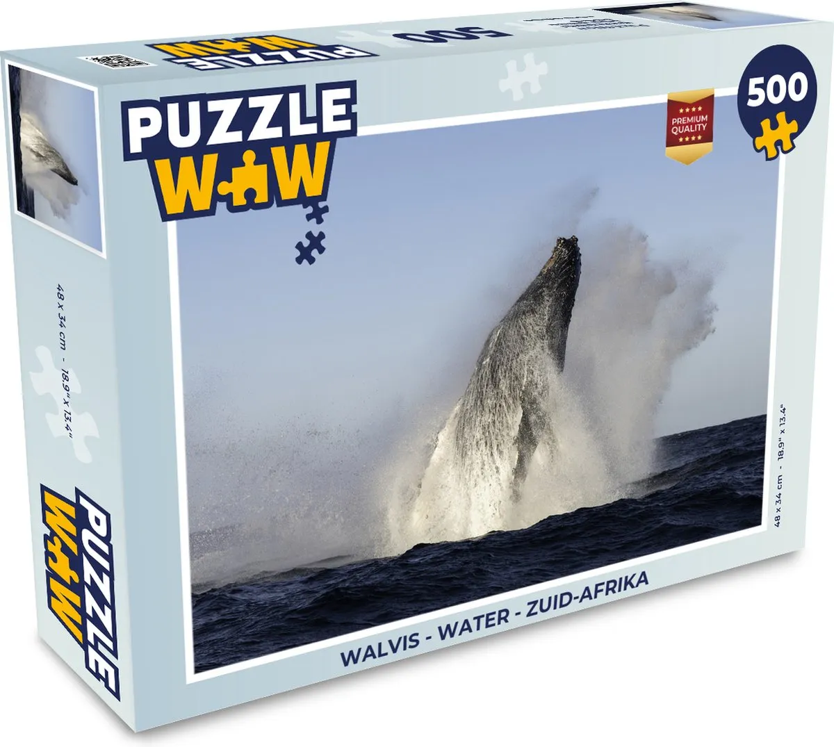 PuzzleWow Walvis Legpuzzel 500 Stuks