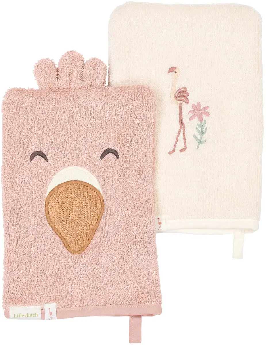 Little Dutch Flamingo Washandjes