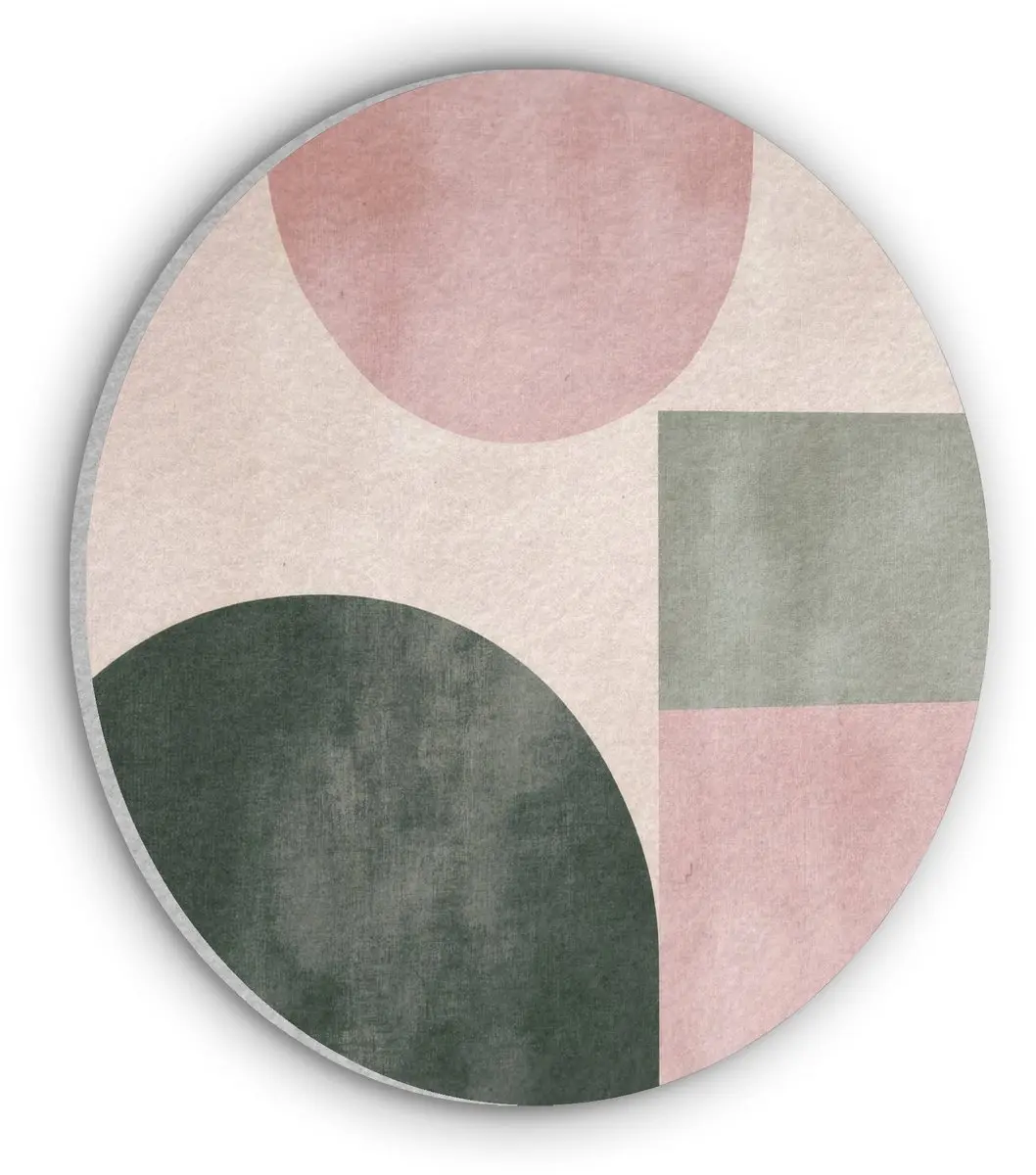 Akoestisch wandpaneel rond 30x30 cm