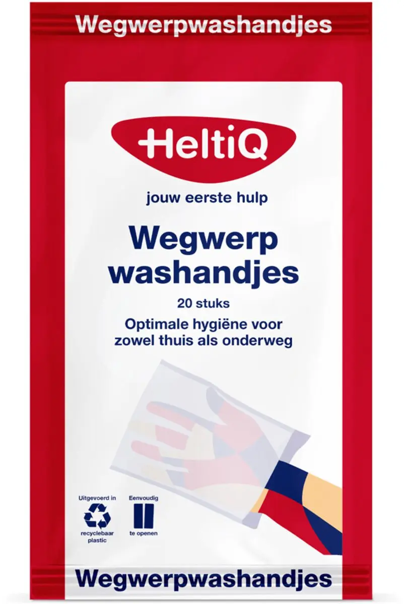 HeltiQ Wegwerpwashandjes 20 Stuks