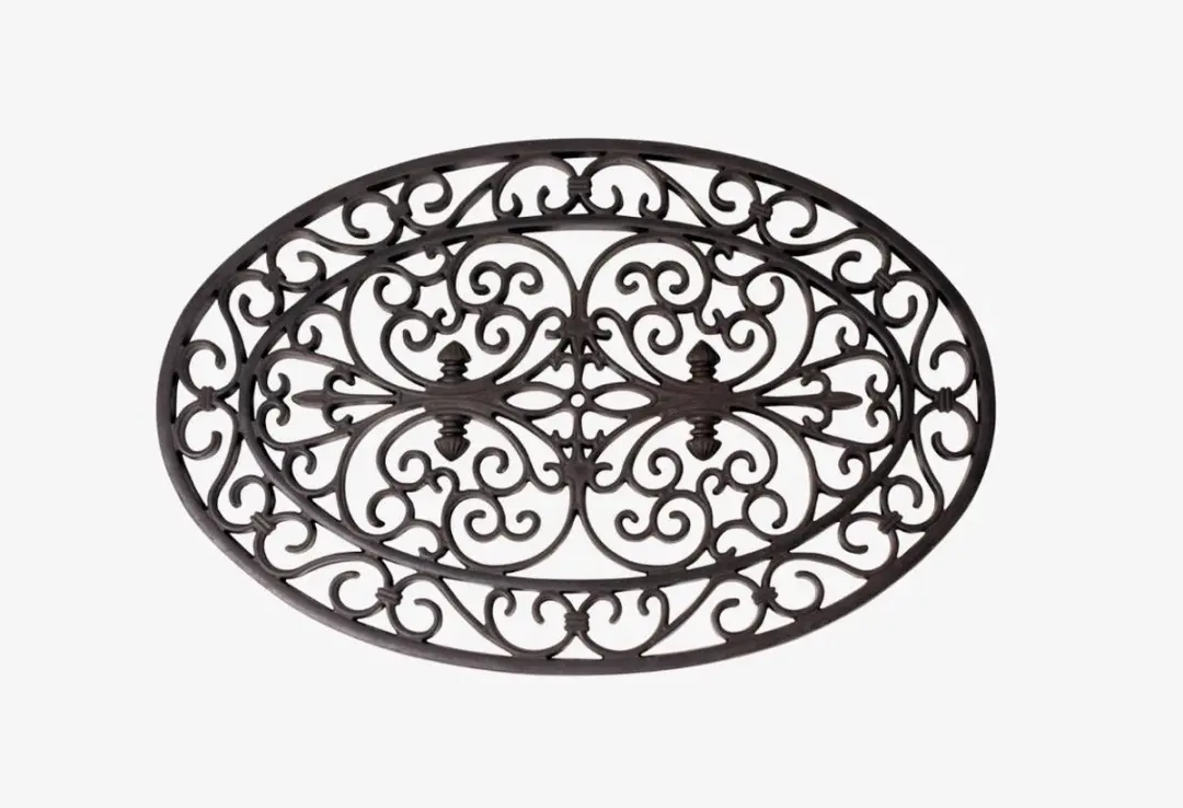 Deurmat Rubber Ovaal 70 x 45 cm