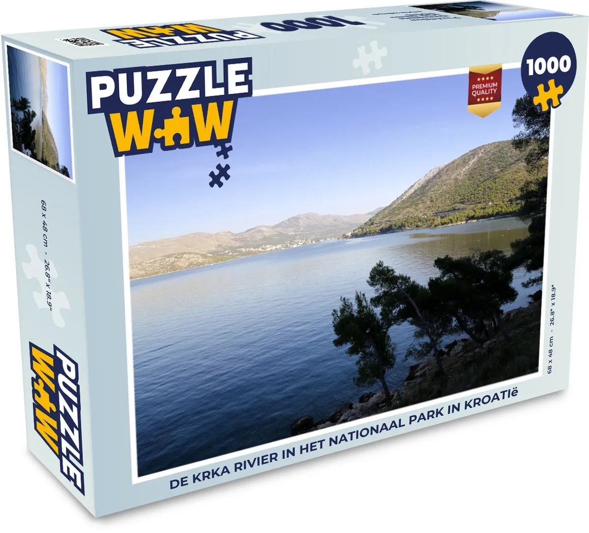 PuzzleWow Kroatië Nationaal Park Krka Legpuzzel 1000 Stuks
