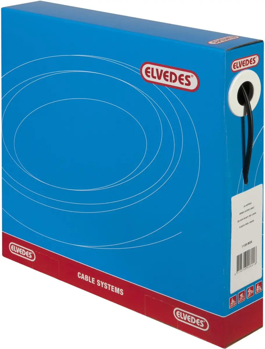 Elvedes Rem Buitenkabel 30m Zwart 4,9mm - afbeelding 4 van 6