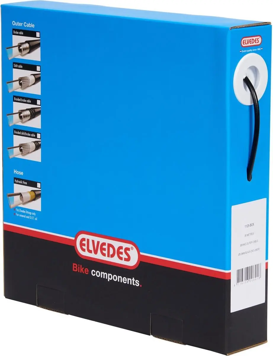 Elvedes Rem Buitenkabel 30m Zwart 4,9mm - afbeelding 6 van 6
