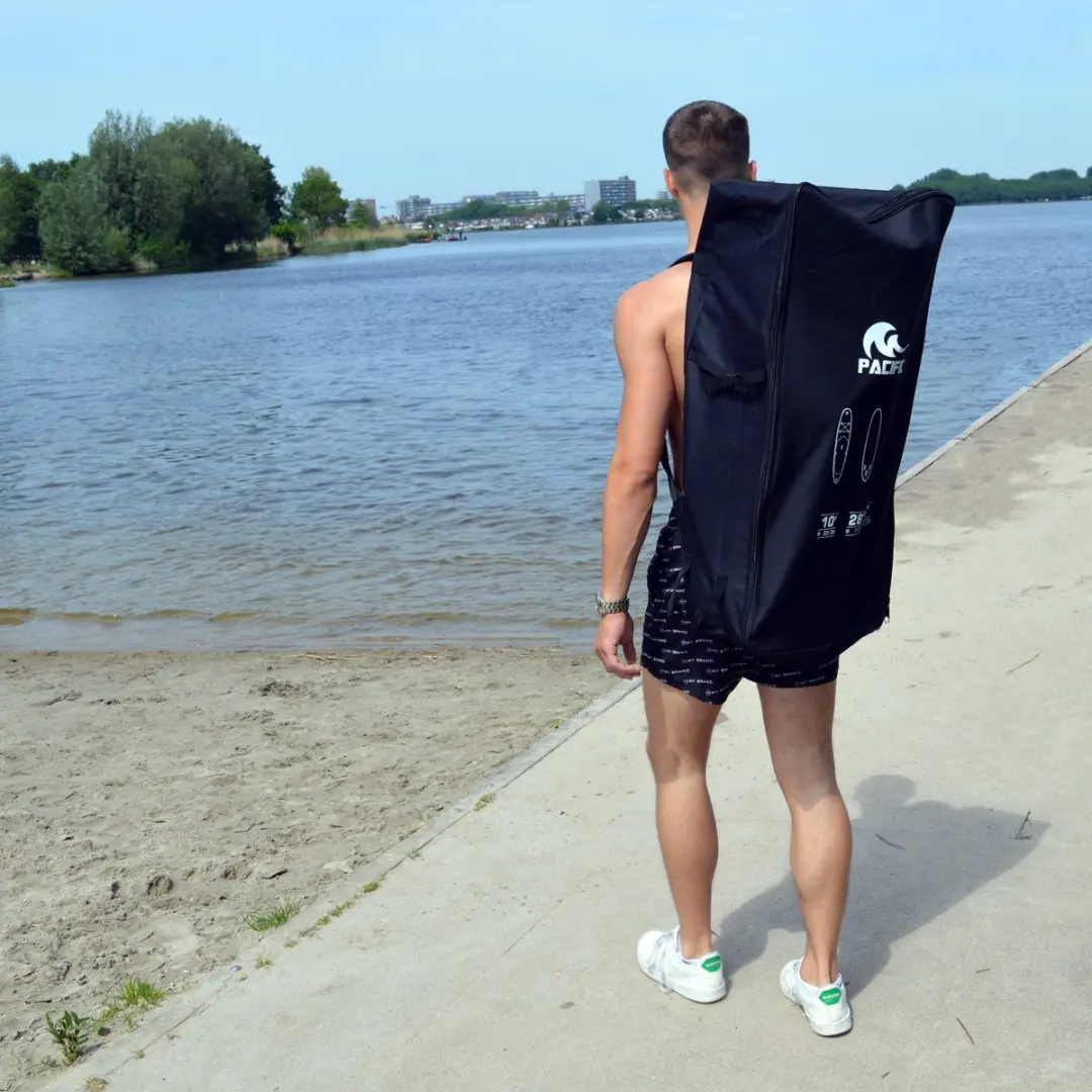 XQMax Special Edition SUP Board Set 320cm - 6-delig - Oranje/Zwart - afbeelding 4 van 6