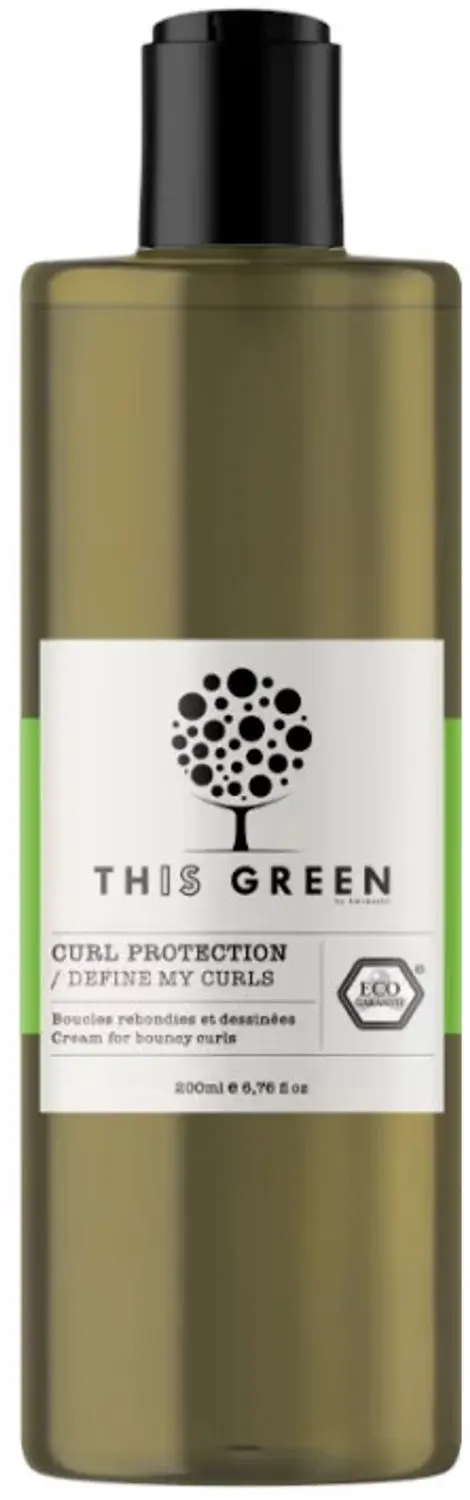 This Green Curl Protection Define My Curls Leave-In Cream