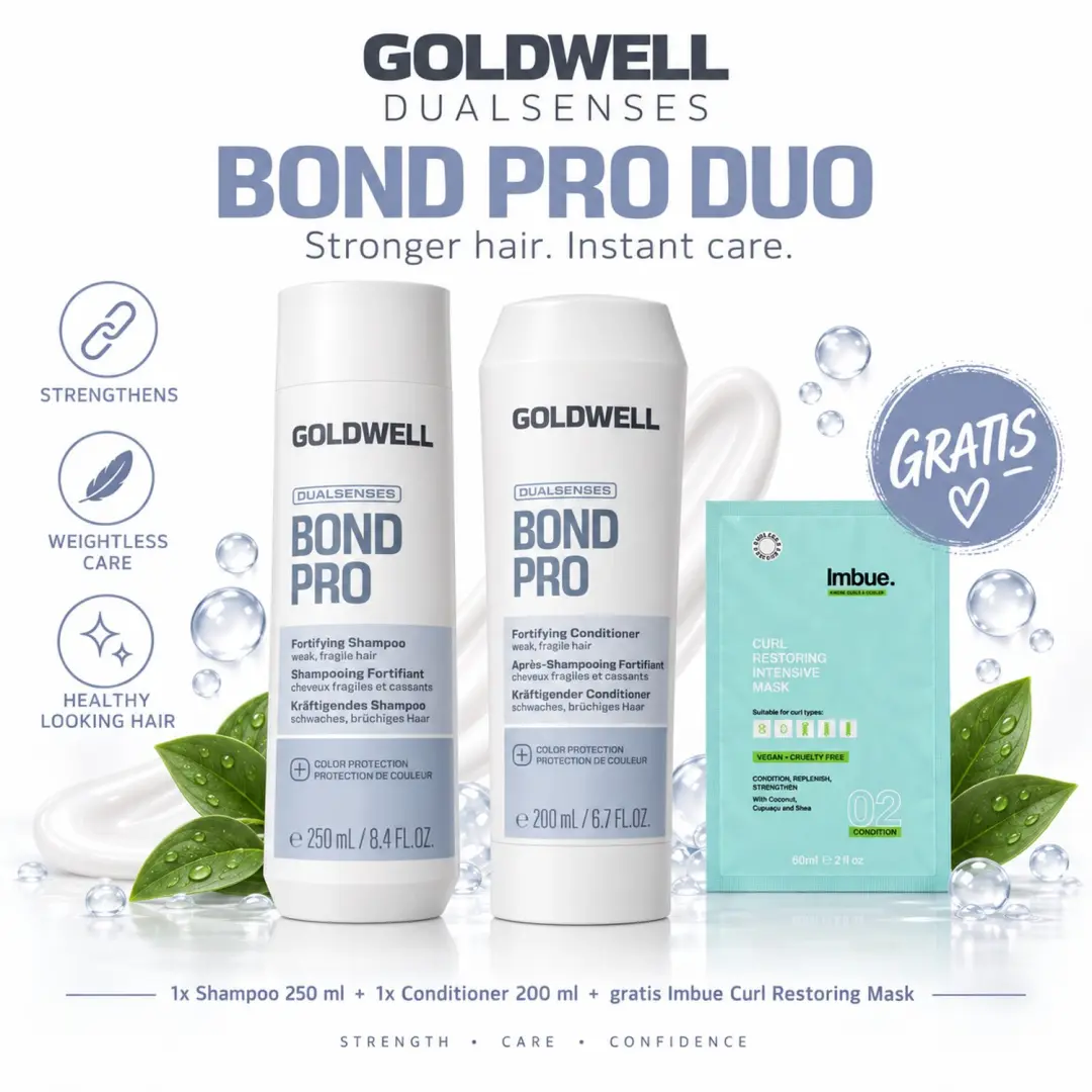 Goldwell Dualsenses Bond Pro Shampoo & Conditioner + Gratis Imbue Masker