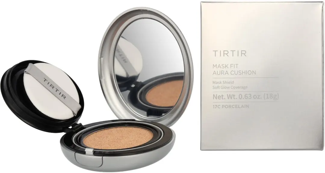 Tirtir Mask Fit Aura Cushion Foundation #17C Porcelain - afbeelding 4 van 6