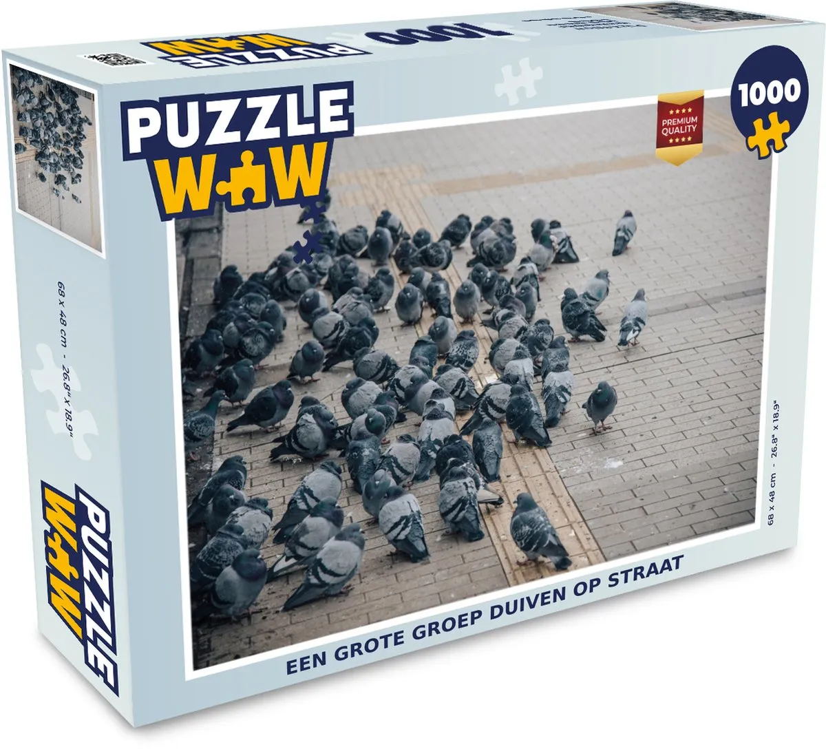 PuzzleWow Legpuzzel 1000 Stuks Multicolor