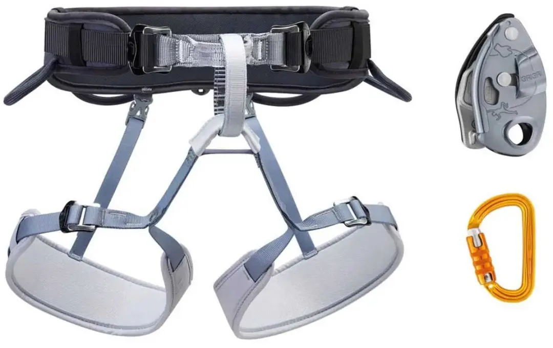 Petzl Corax Kit SMD GriGri - Donkergrijs - afbeelding 5 van 5