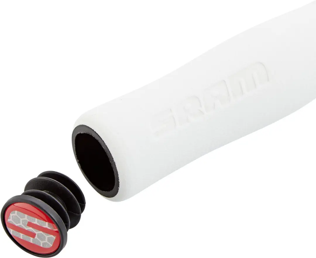 SRAM Locking Contour Foam Handvatten 129mm - Zwart/Wit - afbeelding 2 van 3