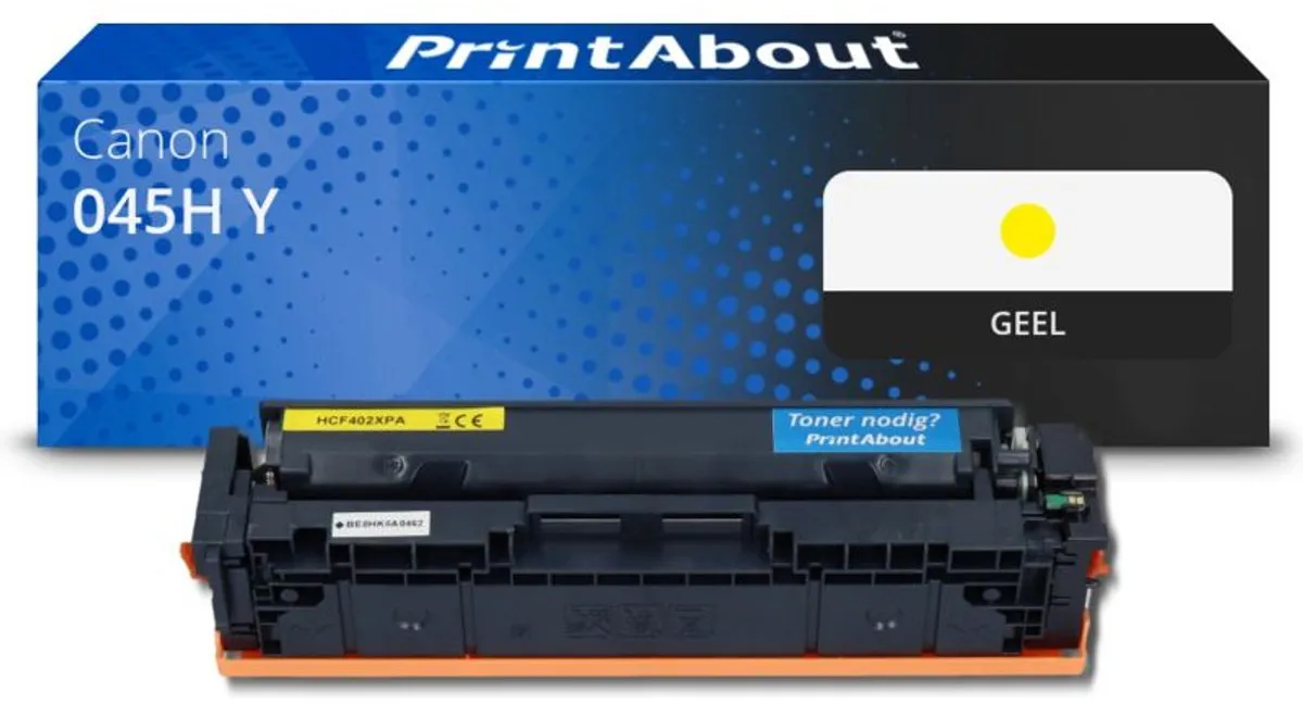 PrintAbout Canon 045H Y Toner Geel