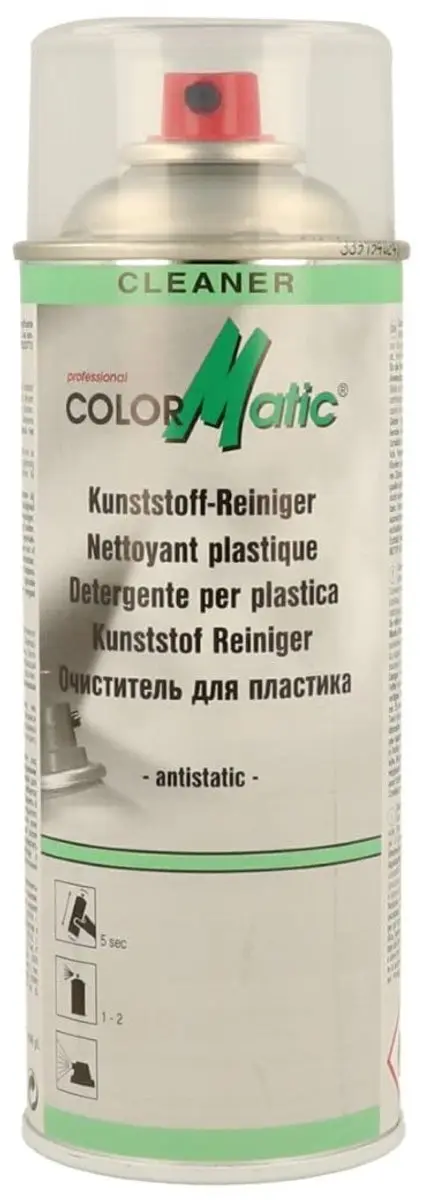Motip Colormatic Kunststofreiniger Antistatisch 400ml - afbeelding 2 van 6