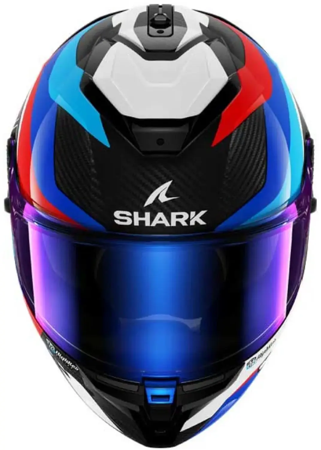 Shark Spartan GT Pro Carbon Guintoli Helm - S - Carbon Blue Red - afbeelding 3 van 6